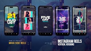 Music Event Promo Reels  Free After Effects Template  StepByStep Tutorial [upl. by Waller]