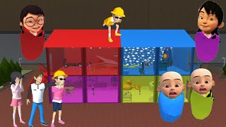 Yuta Mio Panik Upin Ipin Datang Minta Tolong Ke Rumah Yuta Sakura School Simulator [upl. by Lida]