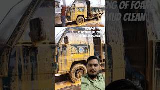 Satisfying foam applied on excavator foamwash excavator cleancardirtasmr dirtiestdetailever [upl. by Airolg]