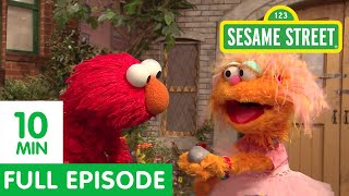 Sesame Street Elmos Playdate with a Pet Rock  Crafty Friends Episode on HBO Max [upl. by Avid349]