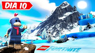 SOBREVIVÍ a la NIEVE en LEGO FORTNITE [upl. by Ylil]