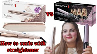 Best Remington hair straightener proluxe S9100 vs sleekampcurl expert s6700 review [upl. by Winthrop517]