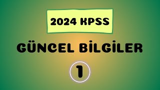 2024 KPSS EkysEkpssOrtaöğretimÖnlisansLisans Güncel Bilgiler 1 Video [upl. by Nuajed380]