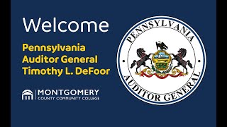 Montco welcomes Auditor General Timothy DeFoor [upl. by Stedman231]