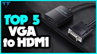 Best VGA to HDMI Adapter 2022  Best VGA to HDMI Converter Top 5 Best Reviewed [upl. by Aschim994]