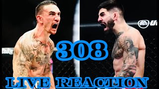 MAX HOLLOWAY VS TOPURIA KO REACTION [upl. by Inez]