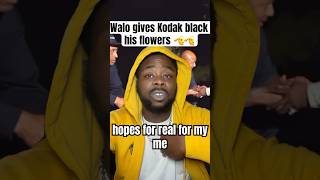 Walo gives Kodak Black his flowers in this momentkodakblack mdwog shortsfeed fyp [upl. by Ikaz]