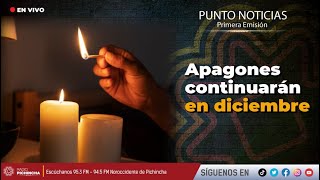 🔴 EnVIVO  Apagones continuarán en diciembre [upl. by Hillary165]