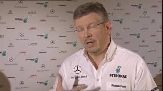 F1 2010 Mercedes MGP W01 Launch  Ross Brawn Interview [upl. by Bergen]