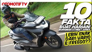 LEBIH ENAK DARI VARIO dan FREEGO SUZUKI BURGMAN STREET 125EX  Otomotif TV [upl. by Elicia63]