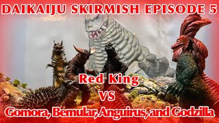 Daikaiju Skirmish Episode 5 Red King vs Gomora Bemular Anguirus and Godzilla [upl. by Nogem]