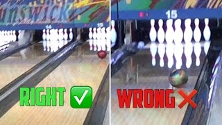 How to curve a bowling ball the RIGHT way [upl. by Nyhagen]