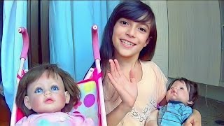 ROTINA DA MANHÃ DOS MEUS GÊMEOS ★ Brincando de boneca com Sofia e Henrique Adora Doll e Reborn [upl. by Ivett467]