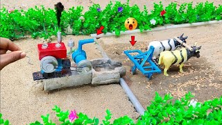 Diy mini tractor making modern cultivator andland leveler machine for agricultureToysfactryfamily [upl. by Appolonia]