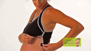 Maternity  Nursing  Sports Bra  Loving Moments Adjustable Nursing Sports Bra [upl. by Ylrad950]