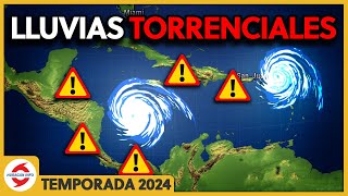 Evento de lluvias extremas e inundaciones afectaría al Caribe y Centroamerica ¿Tormenta Patty [upl. by Ecirum]