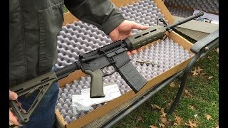 PSA M4 OD Green Magpul Rifle Budget AR15 429 Delivered Review from opening the box [upl. by Gilman]