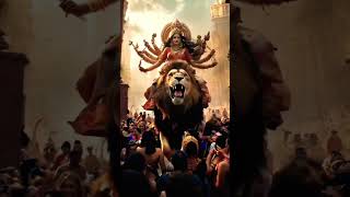 Jay Mata Di tiger lion youtubeshorts [upl. by Mariko]