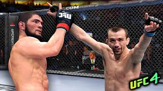 Khabib Nurmagomedov vs Askar Askarov  Russian MMA EA sports UFC 4 [upl. by Tselec]