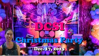 DCSI CHRISTMAS PARTY DEC 2023  LheyRaf Province Life dancecontest singingcontest year2023 [upl. by Hecker150]