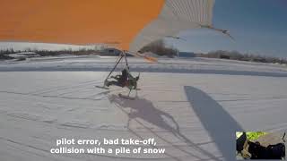 Hang Gliding Accidents Compilation [upl. by Ekud]