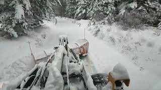 Big Mountain Snow Plow Blizzard 2024 [upl. by Brier]