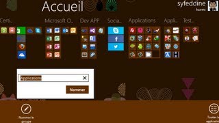 Comment renommer les groupes de vignettes sur Windows 8 [upl. by Schaab]