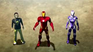 Iron man adventurer cartoon season 2 episoad 29 jenie vs ironman fight [upl. by Darton]