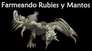 Monster Hunter 4 Ultimate  Farmeo de Rubies y Mantos de Rathian Español mh4u [upl. by Janna]