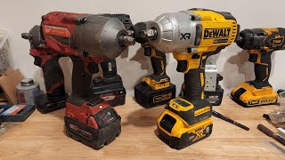 Dewalt DCF900 vs Milwaukee 2767 impact wrench [upl. by Dela]