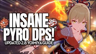 shes still INSANE UPDATED Yoimiya Guide  Artifacts Weapons Teams amp Tips  Genshin Impact 28 [upl. by Reid531]