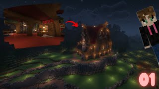 The Manor of the Valley  Minecraft Survival Episode 1 [upl. by Nnylyrehc]