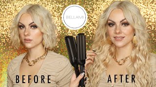 APPLYING BELLAMI HAIR EXTENSIONS ON SHORT HAIR  ad [upl. by Ailalue]