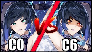 C0 VS C6 Yelan [upl. by Ayaros]