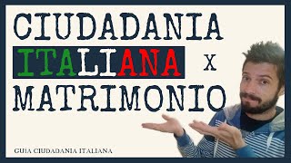 Ciudadanía ITALIANA por MATRIMONIO 🧡 Curso Práctico de la Ciudadanía Italiana  Video 2 bis [upl. by Hurlbut]