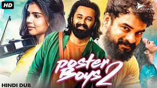 POSTER BOYS 2  Blockbuster Hindi Dubbed Action Movie  Unni Mukundan Tovino Thomas  South Movie [upl. by Kirk]