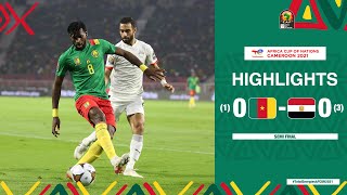 Cameroon 🆚 Egypt Highlights  TotalEnergiesAFCON2021 Semi Final [upl. by Blunt]