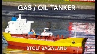 STOLT SAGALAND a Oil Gas Tanker from Southport Model Boat Club [upl. by Mandell514]