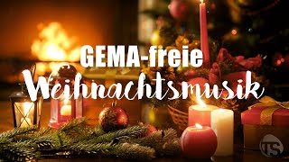 🎵 GEMAfreie Weihnachtsmusik am prasselnden Kaminfeuer für eine besinnliche Weihnachtszeit 🎄✨ [upl. by Airdnaid]