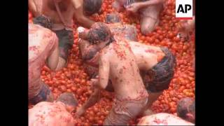 Spain  Tomato festival [upl. by Carmelo]