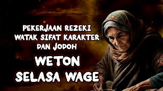 Keistimewaan weton selasa wage 🔥 watak karakter pekerjaan rezeki dan jodoh [upl. by Haldi551]