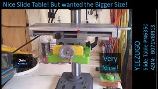 YEEZUGO Slide Table for Milling Machine amp Bench Drill Press Heavy Size PN 6350 Unbox amp Review [upl. by Ahsiekram]