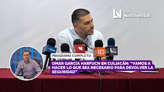 Omar García Harfuch en Culiacán “Vamos a hacer lo que sea necesario para devolver la seguridad” [upl. by Darmit]