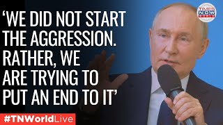 LIVE  Putin Calls for a ‘Neutral Ukraine’ to Foster Stable Relations with Russia [upl. by Allenod]