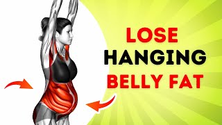 Get Rid Of Hanging Belly ➜ 30min FLABBY STOMACH Standing Workout [upl. by Shirlie]