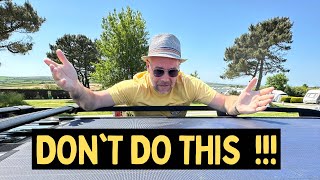 Solar Panel on your Camper Van Avoid This Mistake ⚠️☀️ [upl. by Sharona]