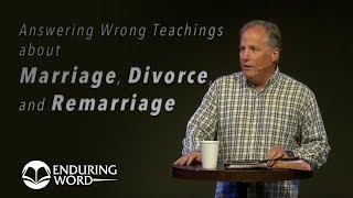 Marriage Divorce amp Remarriage According To The Bible [upl. by Akayas195]