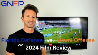 GNFP Film Review 2024 Florida Gators Defense vs Miami Hurricanes Offense [upl. by Auof]