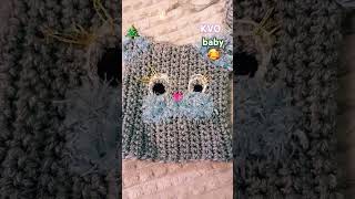 Im crocheting a baby hathandmadeKVObabycrochetshortsbabycutecathat [upl. by Adnah]