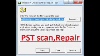 How to repair outlook 2010 PST  scan outlook 2010 PST  iTechKey [upl. by Hermine]